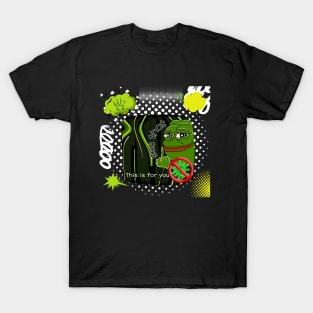 Funny Frog - Middle Finger T-Shirt